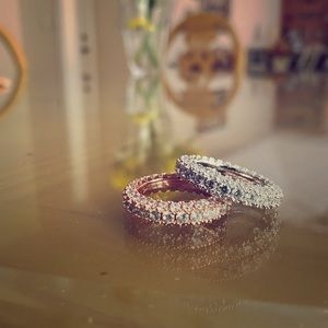 Eternity ring rose gold